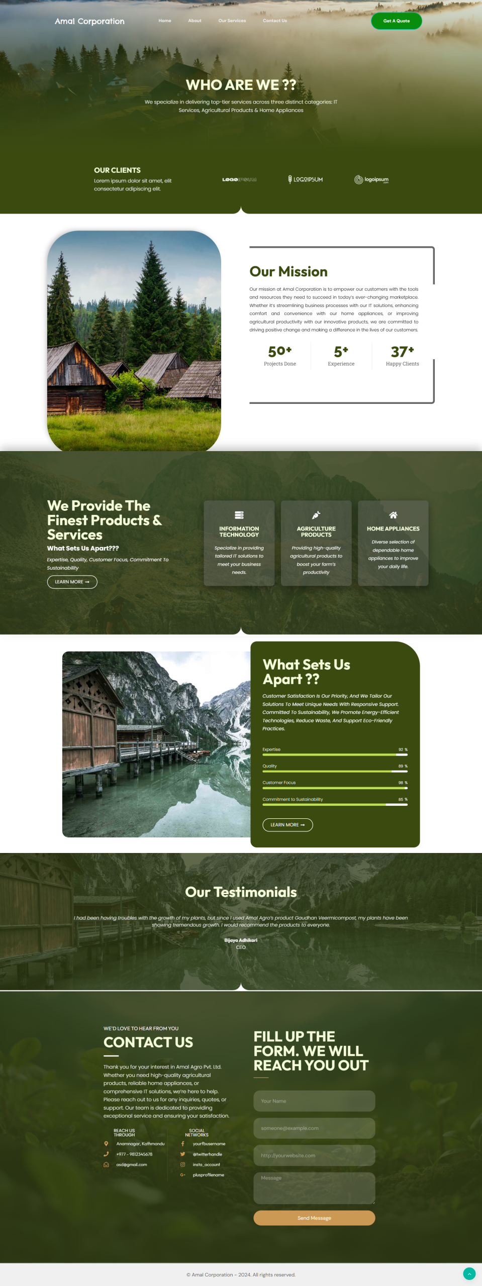 About us - Amal Agro